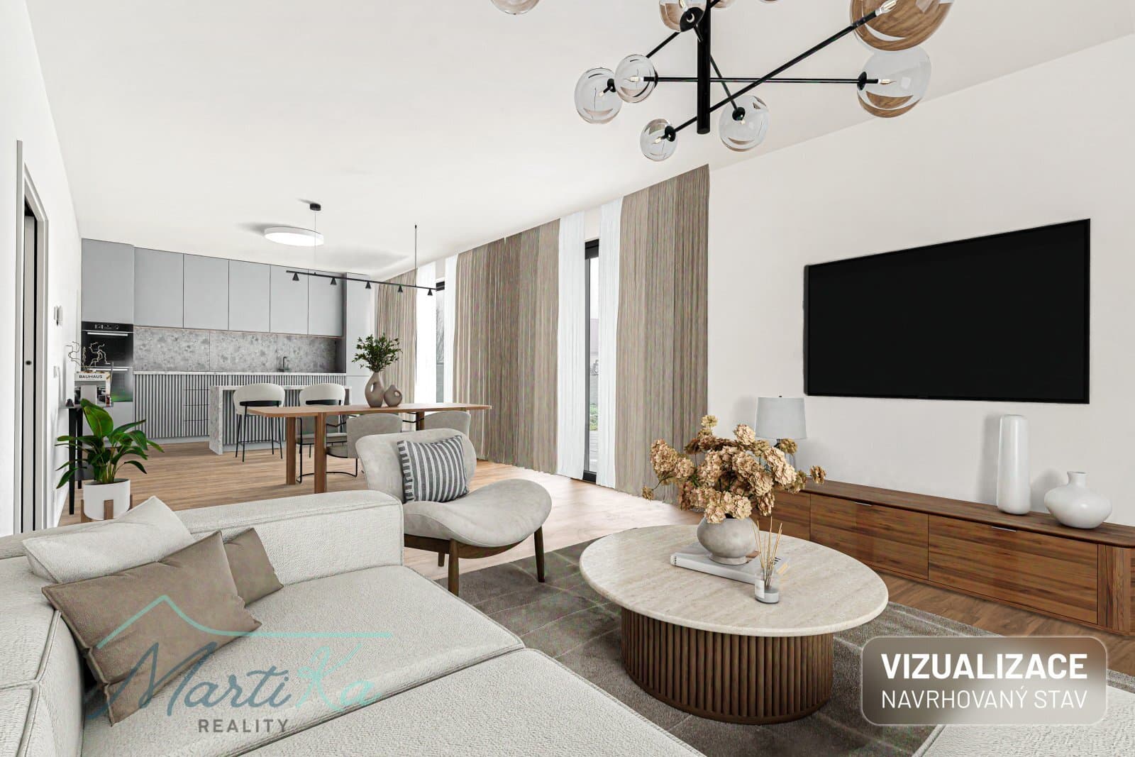 Viladům 4 kk 142 m2 s terasou 23 m2, zahrádkou 123 m2 a 2 parkovacími místy v Úvalech u Prahy